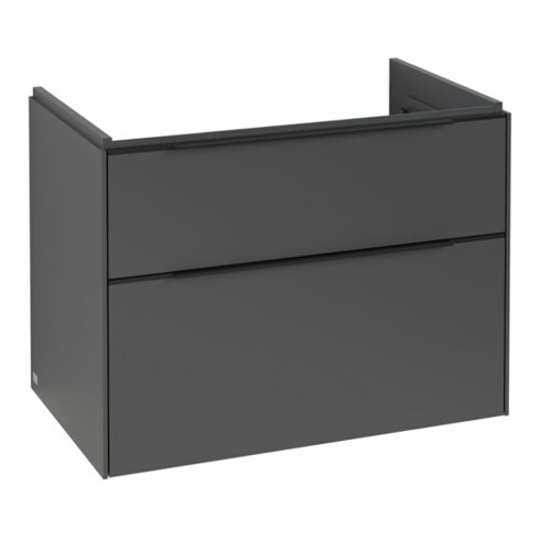 V&B Meuble sous lavabo Subway 3.0 77,2x57,6x47,8cm, avec LE/Gr devant bleu, graphique