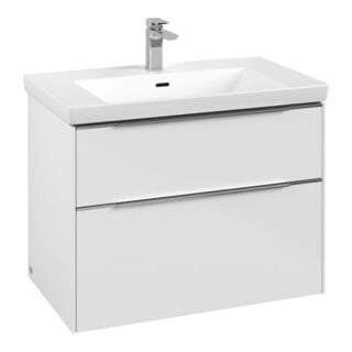 V&B Meuble sous-lavabo Subway 3.0 77,2x57,6x47,8cm, o LE/Gr AL g, Bri wh.