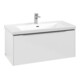 V&B Meuble sous-lavabo Subway 3.0 97,3x42,9x47,8 cm, m LE/Gr AL g, Bri wh.