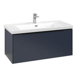 V&B Meuble sous lavabo Subway 3.0 97,3x42,9x47,8cm, avec LE/Gr vo b, Mar bl.