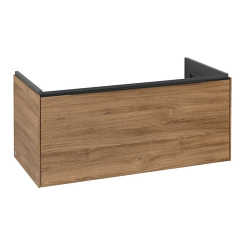 V&B Meuble sous-lavabo Subway 3.0 97,3x42,9x47,8cm, bleu, sans poignée