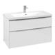 V&B Meuble sous lavabo Subway 3.0 97,3x57,6x47,8 cm, m LE/Gr AL g, Bri blanc-1