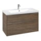 V&B Meuble sous lavabo Subway 3.0 97,3x57,6x47,8cm, AL gris, Ariz. Oa-3