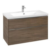 V&B Meuble sous lavabo Subway 3.0 97,3x57,6x47,8cm, AL gris, Ariz. Oa-3