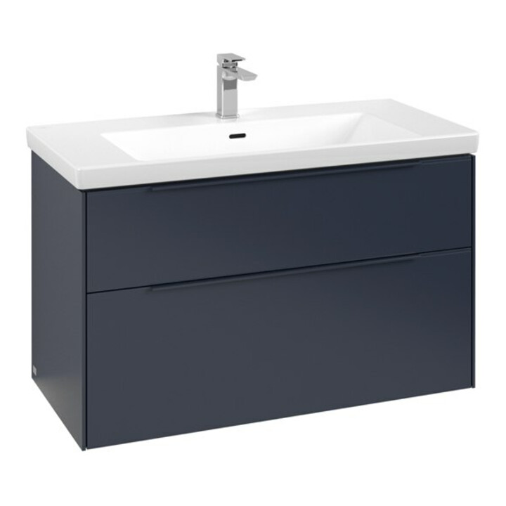 V&B Meuble sous lavabo Subway 3.0 97,3x57,6x47,8cm, avec LE/Gr mon., Mar bl.