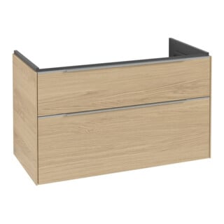 V&B Meuble sous-lavabo Subway 3.0 97,3x57,6x47,8cm, m LE/Gr AL gl, Nord Oa