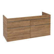V&B Meuble sous lavabo Venticello 125,3x59x50,2 cm, Poignée Chrome, kansas oak-4