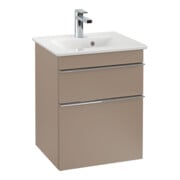 V&B Meuble sous-lavabo Venticello 46,6x59x42,5cm, chrome, noir volcan
