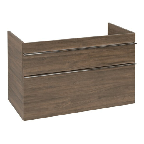 V&B Meuble sous lavabo VENTICELLO 95,3x59x50,2 cm, D, gris clair, Ariz. Oa