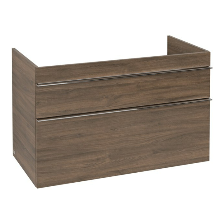 V&B Meuble sous lavabo VENTICELLO 95,3x59x50,2 cm, D, gris clair, Ariz. Oa