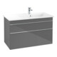 V&B Meuble sous lavabo Venticello 95,3x59x50,2 cm, Droit, Couleur chrome, Brillant vert-3