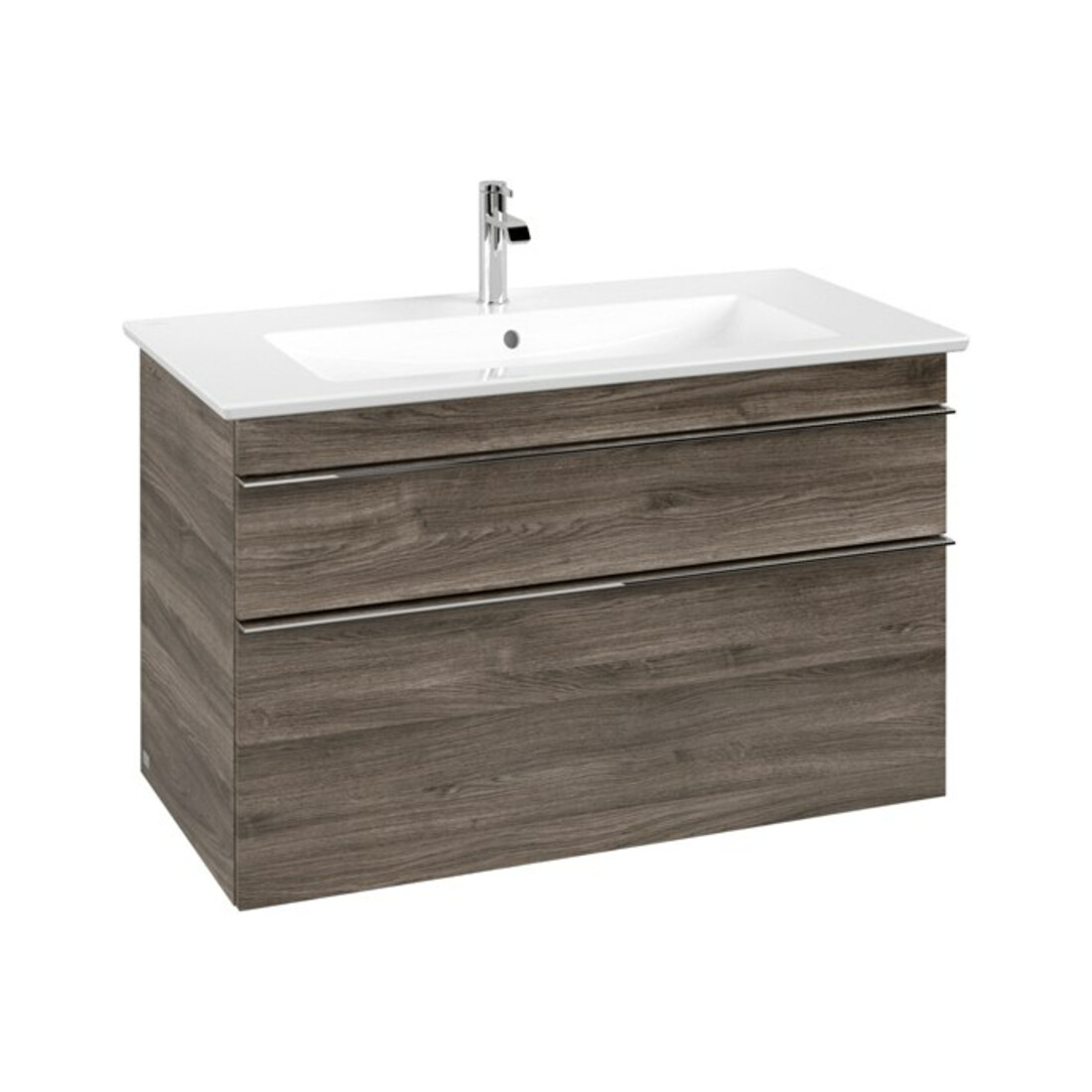 V&B Meuble sous-lavabo Venticello 95,3x59x50,2cm, B avec, Gr. chr, st. Oa