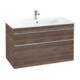 V&B Meuble sous lavabo VENTICELLO 95,3x59x50,2cm, blanc mat, gris clair, arizona Oa-3