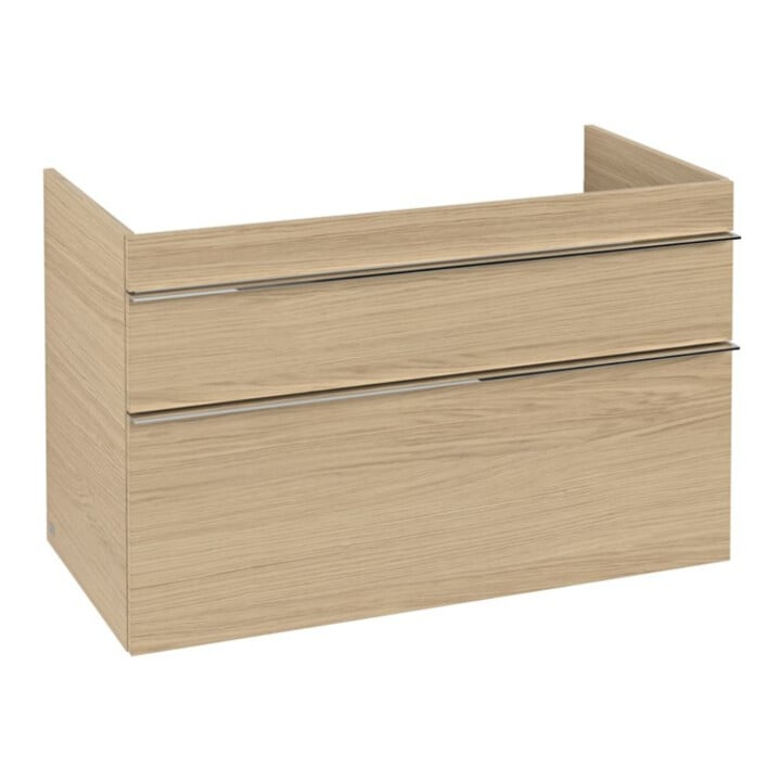 V&B Meuble sous lavabo VENTICELLO 95,3x59x50,2cm, Droit, Couleur chêne, Nord Oa
