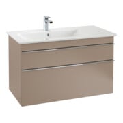 V&B Meuble sous-lavabo Venticello 95,3x59x50,2cm, G gauche, gris clair, bleu volc-1