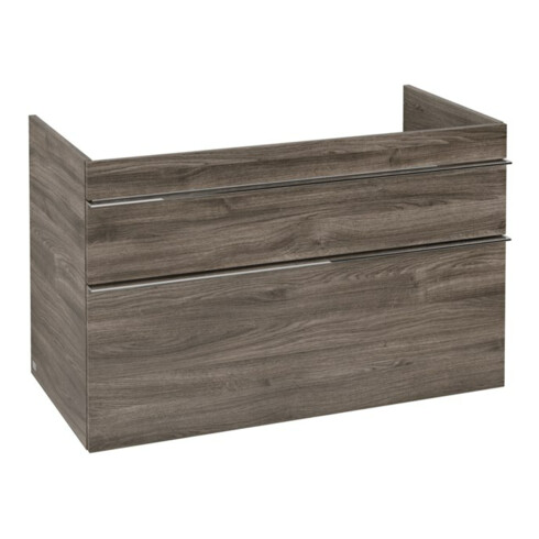 V&B Meuble sous-lavabo Venticello 95,3x59x50,2cm, L g, Couleur chrome, st. Oa