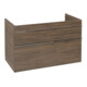 V&B Meuble sous lavabo VENTICELLO 95,3x59x50,2cm, L gauche, gris chromé, Ariz. Oa-4