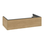 V&B Meuble sous-vasque Antao 98,8x25,6x49,3 cm, avec façade, chêne miel