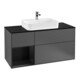 V&B Meuble sous vasque Finion 120 cm, Pl b m, Rg l b m Lac, Anthrac. m-1