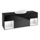 V&B Meuble sous-vasque Finion 160 cm, Pl b m, Rg glo blc, bla m Lac-1