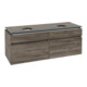 V&B Meuble sous vasque Legato 140x55x50 cm, pour 2 vasques, Stone Oak