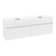 V&B Meuble sous vasque Legato 160x55x50cm, pour 2 vasques, blanc mat