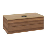 V&B Meuble sous-vasque sans structure de façade Antao 100x36x50cm, HL, WBP hon. Oa, blanc wal-3