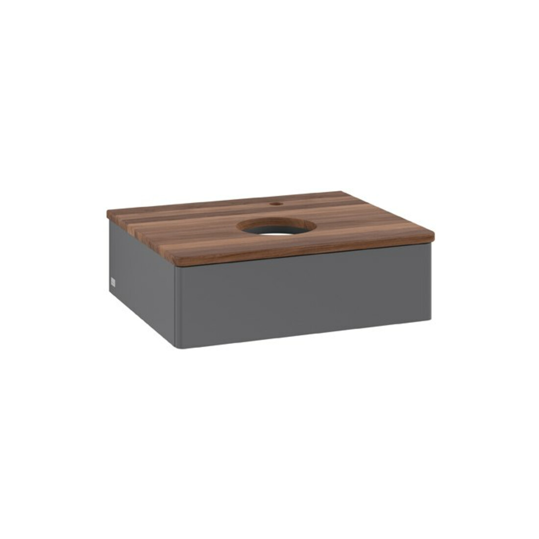 V&B Meuble sous vasque sans structure de façade Antao 60x19x50cm, HL, WBP w wa, Anthrac. m Lac