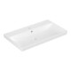 V&B Meuble vasque AVENTO 80x47, 1 mitigeur, avec trop-plein, blanc pierre C-plus-3