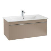 V&B Meuble vasque VENTICELLO 100x50 cm, avec trou robinet, trop-plein, blanc