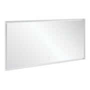 V&B Miroir Subway 3.0 cadre alu, 160x75x4,75cm, blanc mat