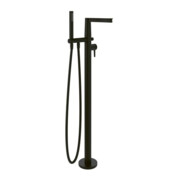 V&B Mitigeur de baignoire Conum sur pied, noir mat