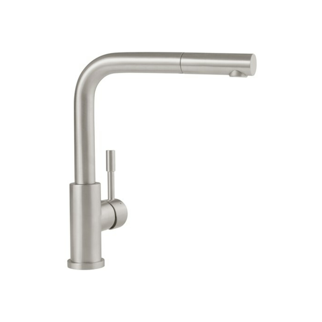 V&B Mitigeur évier Steel Shower 11,7 l/min, extractible, acier inox massif