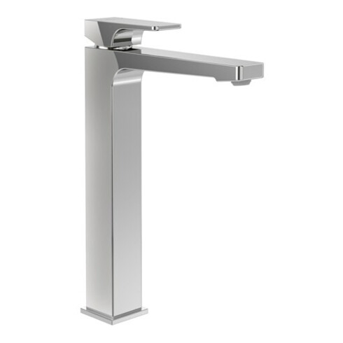 V&B Mitigeur lavabo monocommande ARCHITECTURA SQUARE haut, avec vidage poussoir, chrome