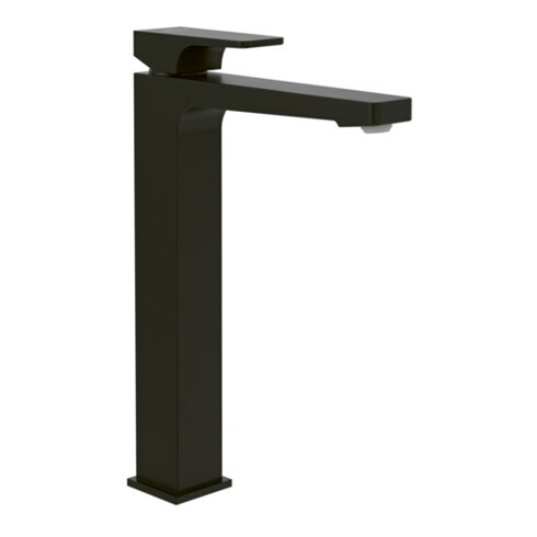 V&B Mitigeur lavabo monocommande ARCHITECTURA SQUARE surélevé, avec vidage push-open, noir mat
