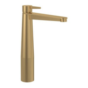 V&B Mitigeur lavabo monocommande Conum relevé, avec vidage push-open, or brossé