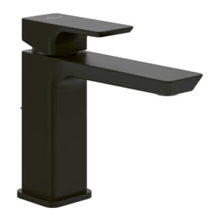 V&B Mitigeur lavabo monocommande Subway 3.0 avec vidage à tige, noir mat