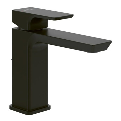 V&B Mitigeur lavabo monocommande Subway 3.0 avec vidage à tige, noir mat