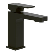 V&B Mitigeur monocommande ARCHITECTURA SQUARE avec vidage à tige, noir mat