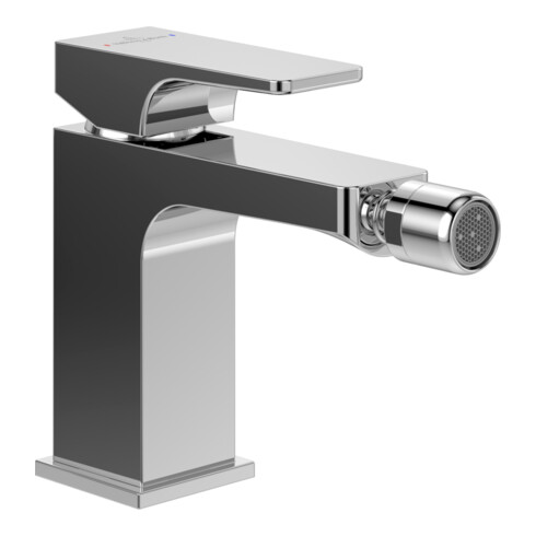 V&B Mitigeur monocommande bidet Architectura Square avec garniture de vidage, chrome