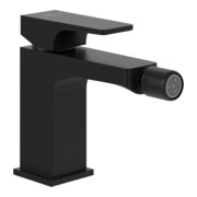 V&B Mitigeur monocommande bidet Architectura Square avec garniture de vidage, noir mat