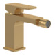 V&B Mitigeur monocommande bidet Architectura Square avec garniture de vidage, or brossé-1