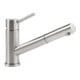 V&B Mitigeur monocommande d'évier Como Shower ND, 8 l/m, extractible, inox massif-1
