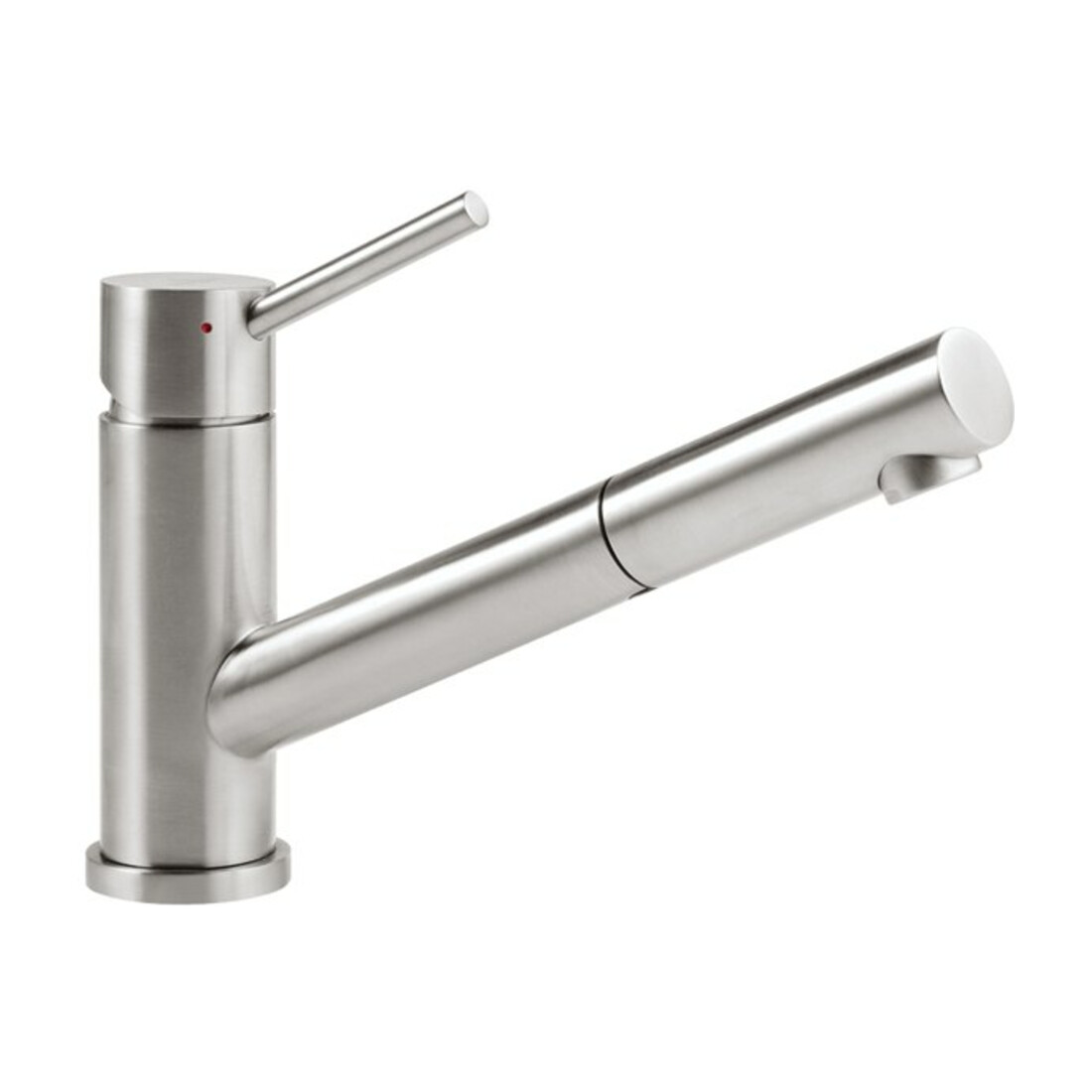 V&B Mitigeur monocommande d'évier Como Shower ND, 8 l/m, extractible, inox massif