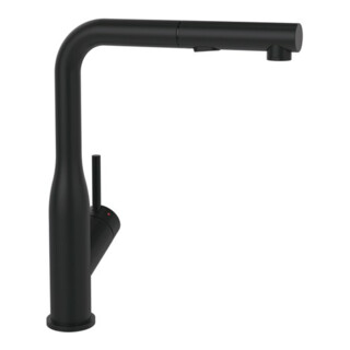 V&B Mitigeur monocommande évier Subway Style douche extractible, noir mat