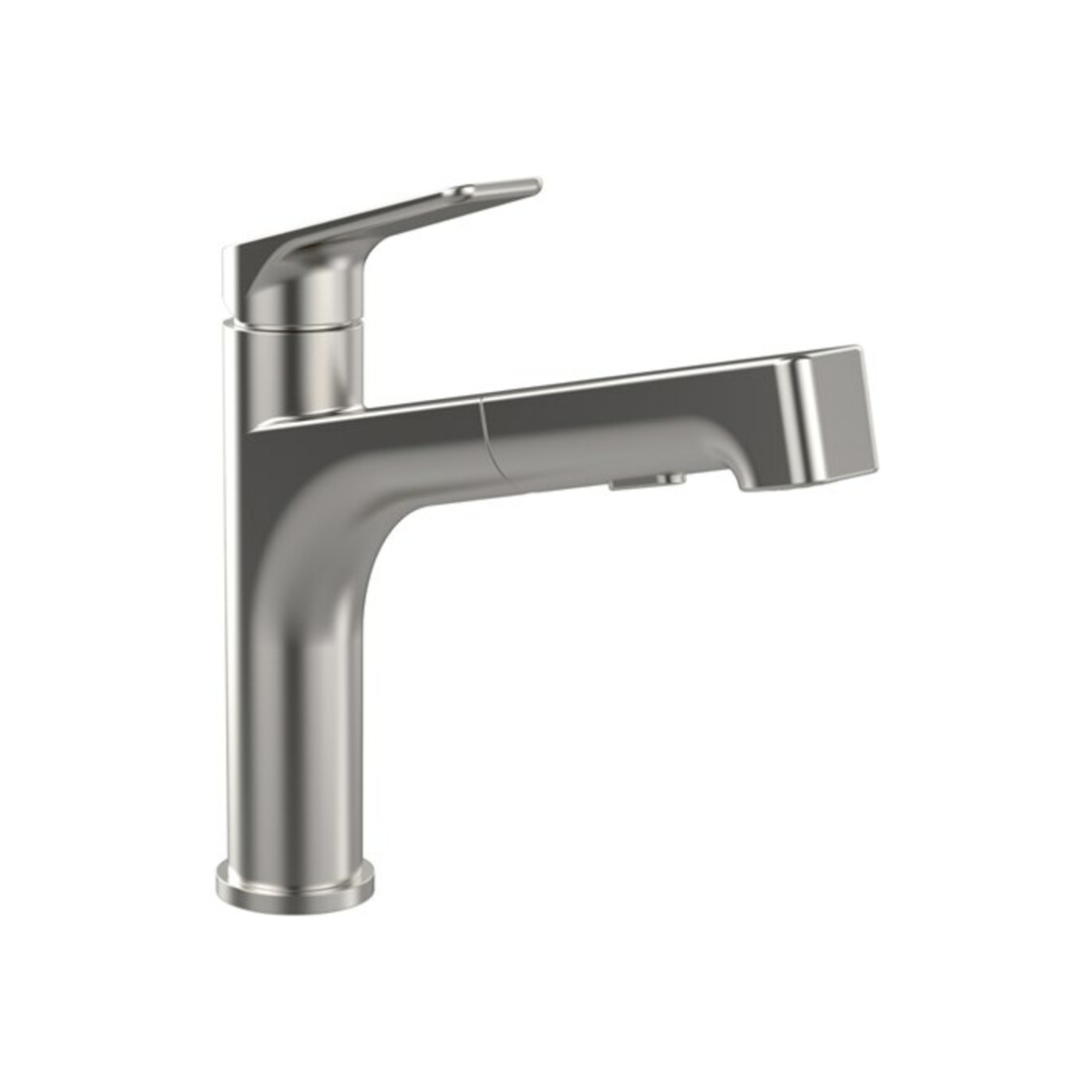 V&B Mitigeur monocommande Junis Sky Shower pour évier, mousseur pivotant, inox massif