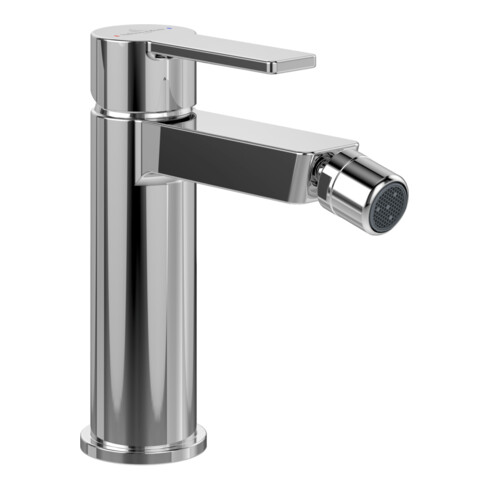 V&B Mitigeur monocommande pour bidet Architectura avec tirette et garniture de vidage, chrome