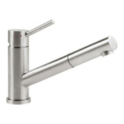 V&B Mitigeur monocommande pour évier Como Shower 12,6 l/min, extractible, acier inox massif