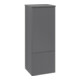 V&B Mittelschrank mit Frontstruktur, Anschlag li Antao 41,4x104x35,6cm, WBP Lac, Anthrac. m Lac-1