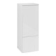 V&B Mittelschrank mit Frontstruktur, Anschlag li Antao 41,4x104x35,6cm, WBP Lac, glo wh. Lac-1